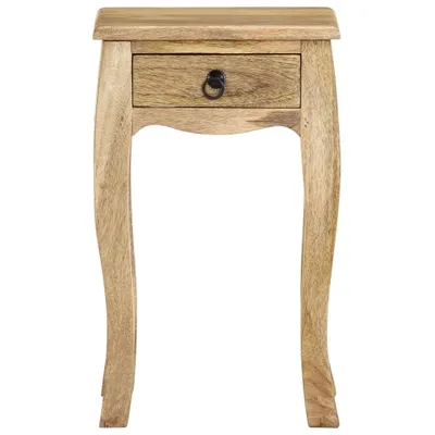 Immagine prodotto di Comodino 28x28x46 cm in Legno Massello di Mango