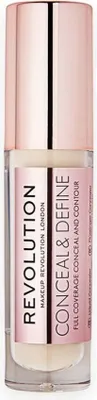 Zdjęcie produktu dla Makeup Revolution, Conceal & Define, Corrective, Liquid Concealer, C1, 4 g