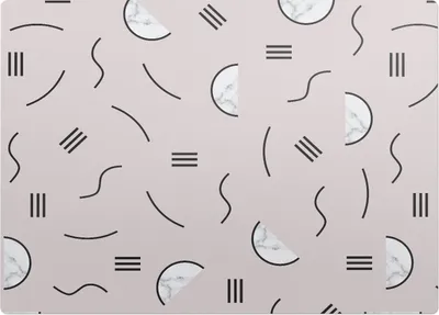 Produktbild von Geometrisches Muster – Bodenschutzmatte – Rutschfest – Schutzmatte für Büro – Vinylmatte – Stuhlunterlage – 140 x 100 cm
