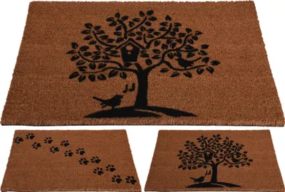 Obrázek produktu pro HOMESTYLING Rohožka z kokosového vlákna 39 x 59 cm větve KO-A35400610vetv