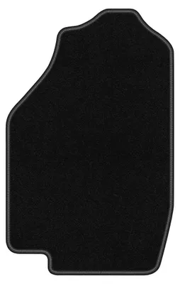 Produktbild von Fahrermatte Velours für Honda Civic III 1983-1987 (Schrägheck) – 1-tlg, Schwarz, passgenau – Wielganizator BASIC