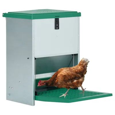 Produktbild von vidaXL Geflügel-Futterautomat Feedomatic mit Pedal 12 kg
