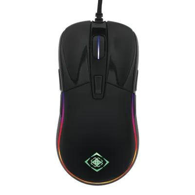 Produktbild von Deltaco GAM-085, rechts, Optisch, USB Typ-A, 5000 DPI, Schwarz
