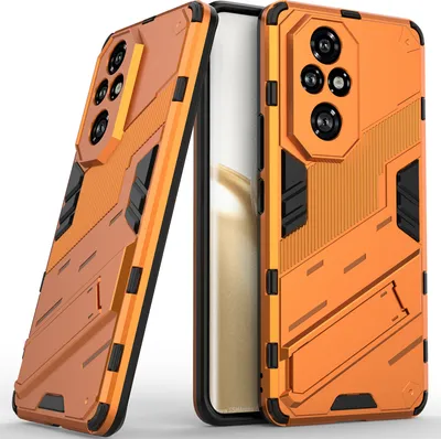 Produktbild von Armor Hülle für Honor 200 Pro Hybrid PC TPU Bumper Stoßfestes Schutzhülle mit Standfunktion Weiß