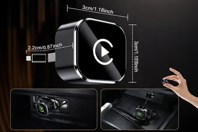 Zdjęcie produktu dla Adapter Bezprzewodowy Carplay Android 5Ghz Auto 2W1 Wifi Iphone Android