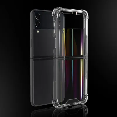 Image de Étui rigide antichoc transparent pour Samsung Galaxy Z Flip4 5G