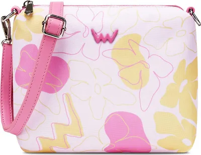 Zdjęcie produktu dla Torebka damska Vuch Crossbody Nuria Flowers Line Pink Jasnoróżowy Jeden rozmiar