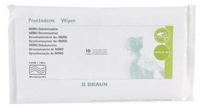 Zdjęcie produktu dla Prontoderm Wipes Jednorazowe chusteczki do mycia Mrsa Decoloniser. 10 szt