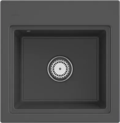Produktbild von Villeroy&Boch Spülbecken, Küchenspüle Subway Style 50 S Graphite 500x510mm, Unterschrankbeite 50cm