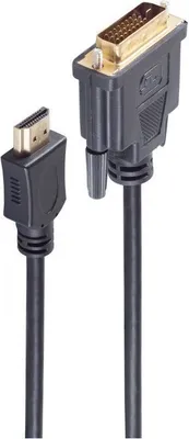 Produktbild von shiverpeaks HDMI Stecker / DVI-D 18+1 Stecker verg. Ferrit 5m