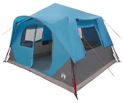 Image de Tente vidaXL Sofort bleue 365 x 380 x 200 cm en polyester et acier