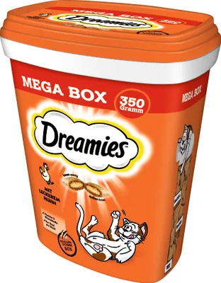 Produktbild von Dreamies Mega Box Huhn 350g