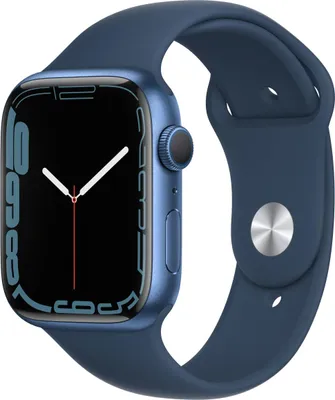 Produktbild von Apple Watch Series 7 OLED 45 mm Blau GPS