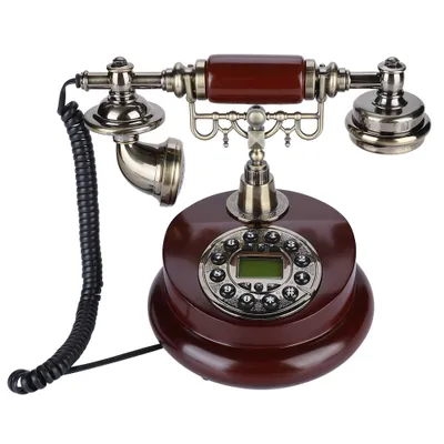 Zdjęcie produktu dla Retro telefon vintage, antyczny telefon stacjonarny do biura, domu, hotelu, retro telefon, telefon stacjonarny z przewodem, idealny jako prezent do biura lub domu, antyczny telefon obrotowy, retro telefon z przewodem, imitacja vintage, stary, klasyczny telefon obrotowy do domu i biura, biały, vintage telefon obrotowy w stylu retro, idealny jako element dekoracyjny, telefon zasilany linią telefoniczną, telefon hotelowy, telefon domowy, telefon stacjonarny, telefon do domu, telefon z przewodem
