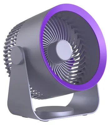 Produktbild von Tragbarer USB-Ventilator mit 4000 mAh, 3 Windstärkestufen, zur Wandmontage geeignet, ideal für Büro, Schlafzimmer und im Freien