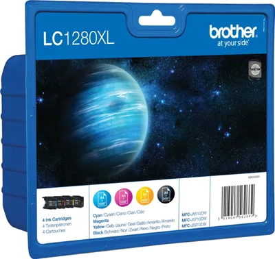 Produktbild von Brother LC-1280 XL Value-Pack BK/C/M/Y