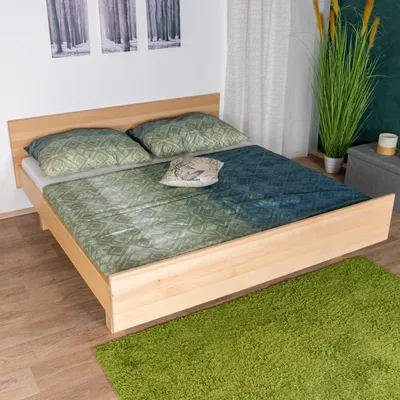 Produktbild von Bett Buche 180 x 200 cm Natur
