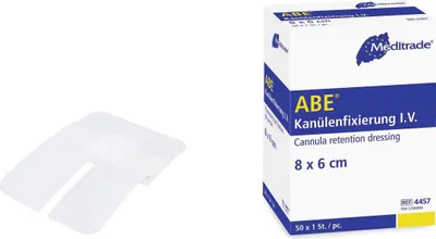 Produktbild von 2000 ABE Kanülenfixierung I.V. - 8 x 6 cm - einfach steril - Pflaster