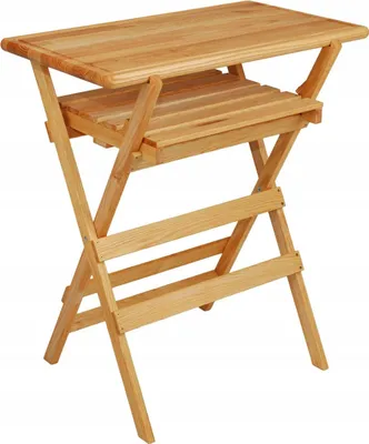 Produktbild von Grilltisch BBQ klappbar Camping Gartentisch Balkontisch Eiche Beistelltisch 70x80,5cm Holz