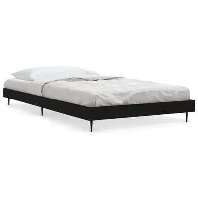 Produktbild von Bettgestell Schwarz 100x200 cm Holzwerkstoff