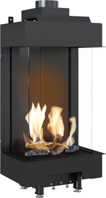 Zdjęcie produktu dla Kominek gazowy LEO 45 / 68 trójstronny propan ∅ 100/150 3,8 kW