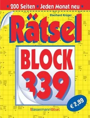 Obrázok produktu pre Rätselblock 339 (5 Exemplare à 2,99 EUR)