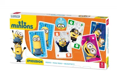 Produktbild von Minions 3-in-1 Spielebox
