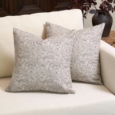 Immagine prodotto di Set di 2 federe decorative con motivo floreale, 45x45 cm