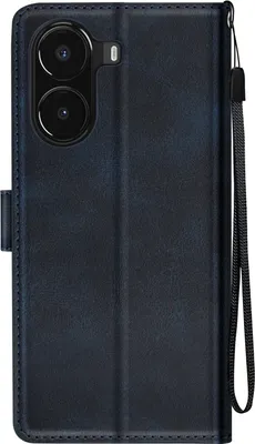 Obrázek produktu pro Avizar, pouzdro pro Xiaomi Poco X7 Pro s poutkem, skládací pouzdro, držák na peněženku, tmavě modré