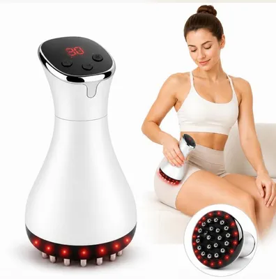Produktbild von Körperformungsgerät – Professioneller kabelloser Hand-Massagegerät gegen Cellulite – für Bauch, Nacken, Beine, Po und Arme