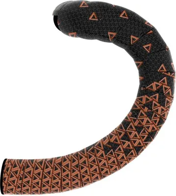Produktbild von Deda Lenkerband Loop Gel schwarz braun mit Alu Stopfen