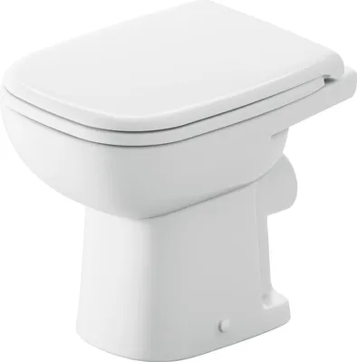 Produktbild von Stand-WC D-CODE ti. 350x480mm Ab wa HygieneGlaze weiß HygieneGlaze weiß