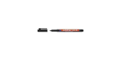 Produktbild von EDDING 4-140001 - Schwarz - Extrafein - Schwarz - Kunststoff - Rund - Metall