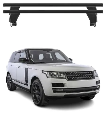Produktbild von Menabo Dachträger Grundtäger für Range Rover L405 2012-2025 ABE Alu Schwarz, KI-generiertes Bild
