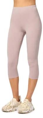 Image de Merry Style Leggings 3/4 pour femmes en viscose MS10-144 (Caffelatte, XS)
