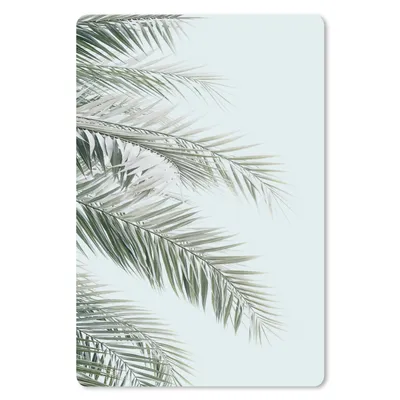 Produktbild von MuchoWow® Mauspad Mousepad Pflanze - Grün - Natur - Blau 18x27 cm - Mousepads - Maus Mat - Pad - Mausunterlage
