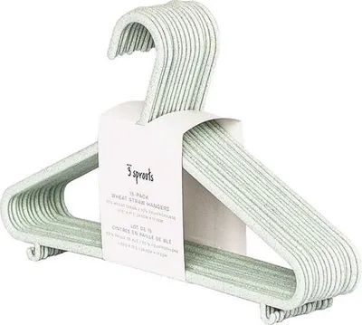 Produktbild von 15x Kinderkleiderbügel Babykleiderbügel Kleiderbügel EKO Green 3 Sprouts