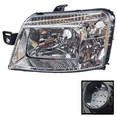 Immagine prodotto di Faro anteriore sinistro Fiat Panda, regolazione | 51717076, 2003-2009, con motorino, connettore 8 pin
