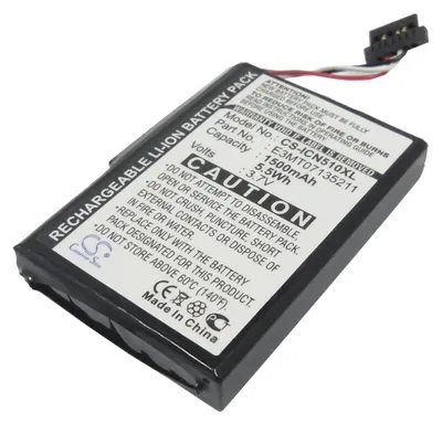 Image de TECHTEK Batterie compatible avec [Navman] iCN 510, iCN 520, iCN 530, iCN550 remplace E3MT07135211