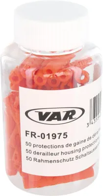 Image de VAR 50 pièces - Protections de cadre 4 mm orange - Capuchons de protection pour boîtiers de commande