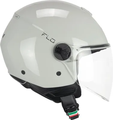 Zdjęcie produktu dla Kask Jet CGM 167A FLO MONO popielatoszary z długim daszkiem rozmiar L