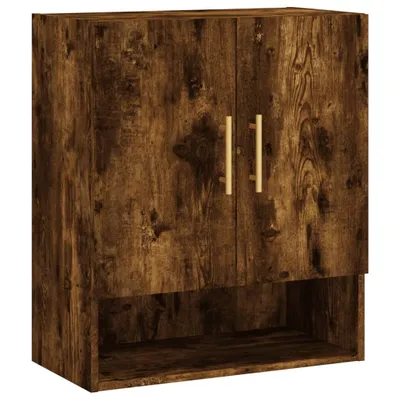 Immagine prodotto di vidaXL Armadio a muro in rovere fumé 60x31x70 cm Materiale a base di legno