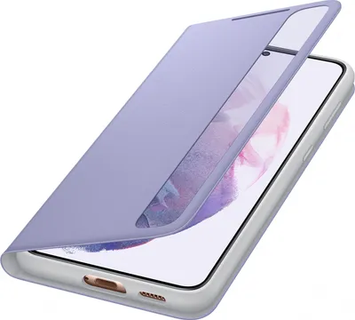Produktbild von SAMSUNG EF-ZG996CVEGEW SAMSUNG Smart Clear View Cover Handy-Hülle für SAMSUNG Galaxy S21+ violett