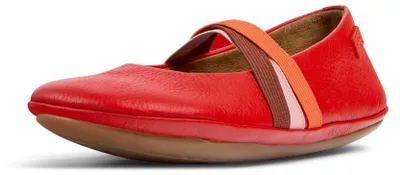 Zdjęcie produktu dla Buty turystyczne, prawy but, dla dzieci - mokasyny/baleriny, jasnoczerwony, rozmiar 34 (EU)