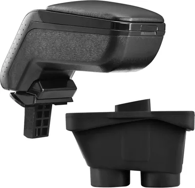 Produktbild von Design Mittelarmlehne Armlehne KOMPLETT Leder Schwarz für Peugeot 208 ab 2012-