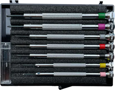 Zdjęcie produktu dla Zestaw 7 Śrubówek Beco Technic 0 60 - 2 00 mm w Pudełku z Nadstavnymi Ostrami