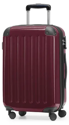 Obrázek produktu pro HAUPTSTADTKOFFER Alex - Příruční zavazadlo tvrdá skořepina kufr letadlo rozšiřitelný kabina trolley Carry-On Příruční zavazadlo Hardcase, 4 kolečka, 55 cm, 42 L,Burgundy