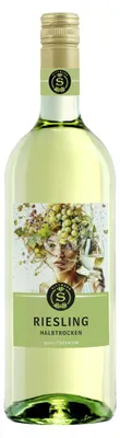 Produktbild von Sittmann Riesling Deutschland QbA halbtrocken Flasche 1000ml