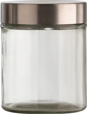 Produktbild von Vorratsglas - Glas - Aluminiumdeckel - 600 ml