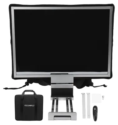 Produktbild von TP16 Kamera-Teleprompter, 16 Zoll, HD, transparent, faltbar, aus Aluminium, für Live-Übertragungen